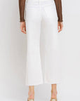 RAW HEM CROP WIDE LEG