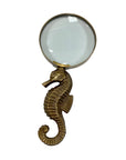 Brass Seahorse Magnifying Glass