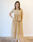 Butterscotch Eyelet Skirt