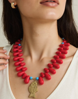 Lucky Fish Necklace Red