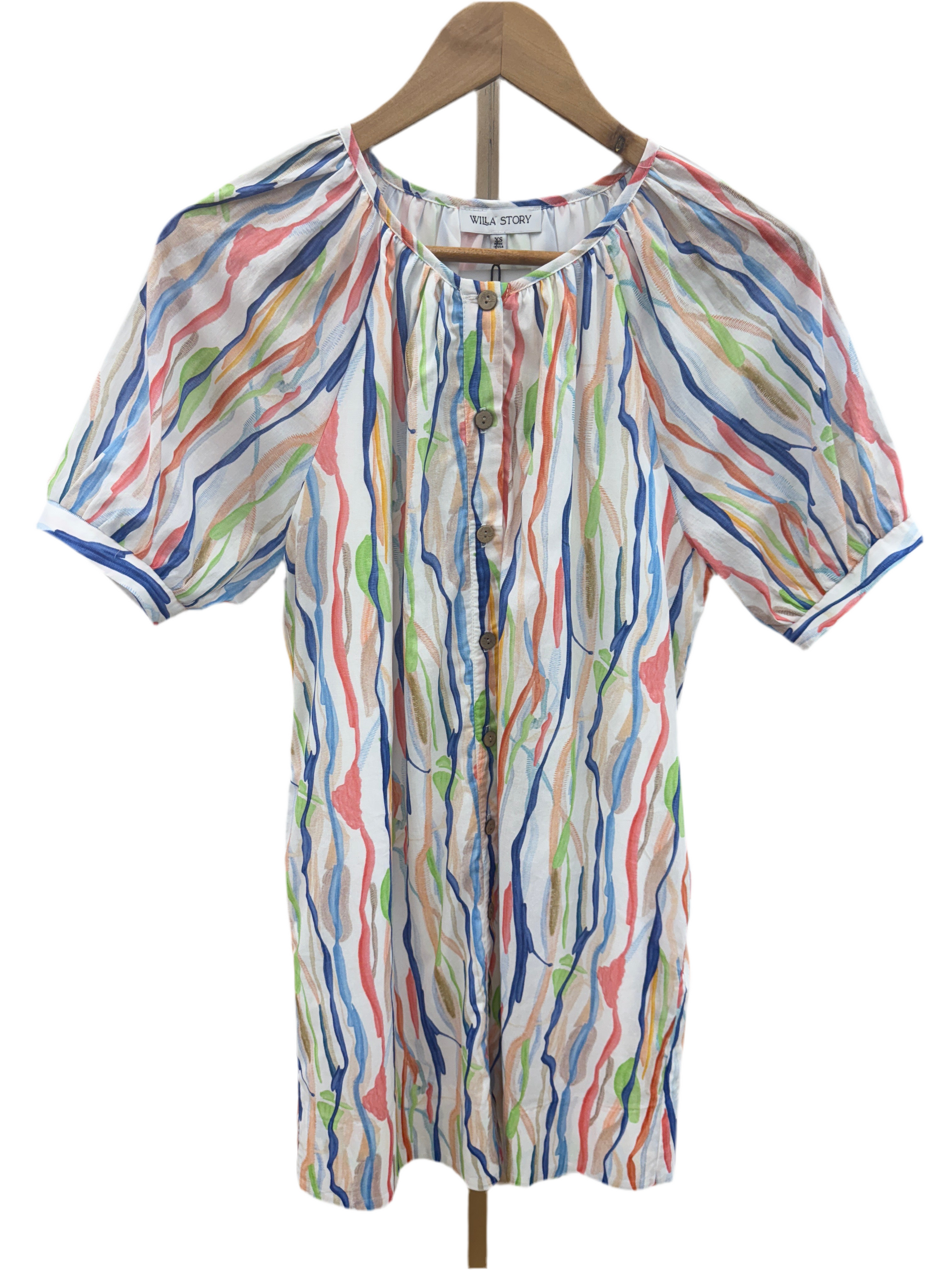 Multicolor Waves Dress