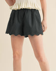 Scallop Edge Shorts