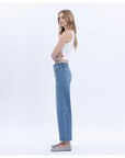 High Rise Crop Slim Wide Leg