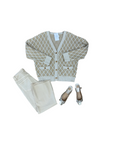 Diamond Pattern Cardigan