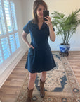 Izzy Navy Dress