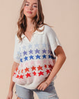 Multi Star Summer Sweater