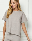 Short Sleeve Sweater Top
