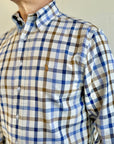 Button Down Brown Sugar Check