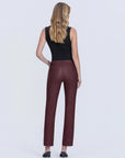 Coated High Rise Slim Straight