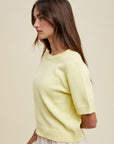 Lemon SS Sweater