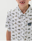 Youth Perf. Button Up - Flying Mallard