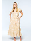 Evelyn Emb Maxi Dress