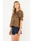 Leopard Print Blouse
