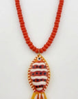 Orange Tropical Fish Necklace
