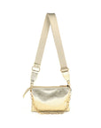 Metallic Crossbody Clutch