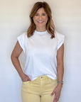 White Crew Neck Tee