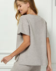 Short Sleeve Sweater Top