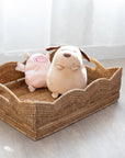 Rattan™ Scallop Collection Rectangular Basket