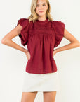 Flutter Sleeve Blouse
