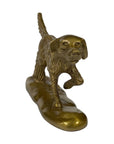 Solid Brass Pointer Dog Paperweight