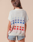 Multi Star Summer Sweater