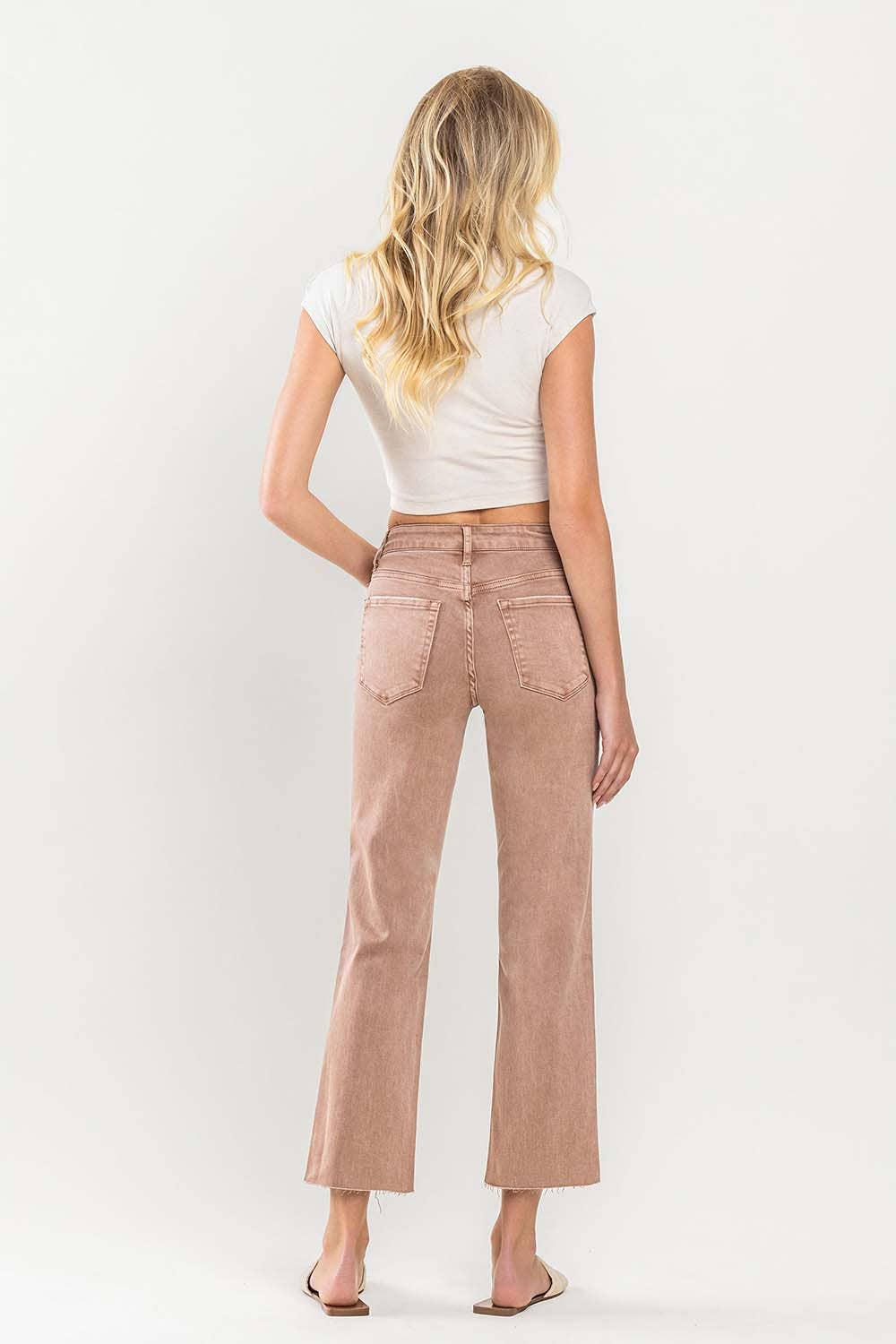 CROP RAW HEM STRAIGHT