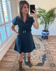 Izzy Navy Dress