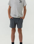 Youth Athletic Short Grizzly Grey