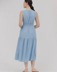 Chambray midi dress
