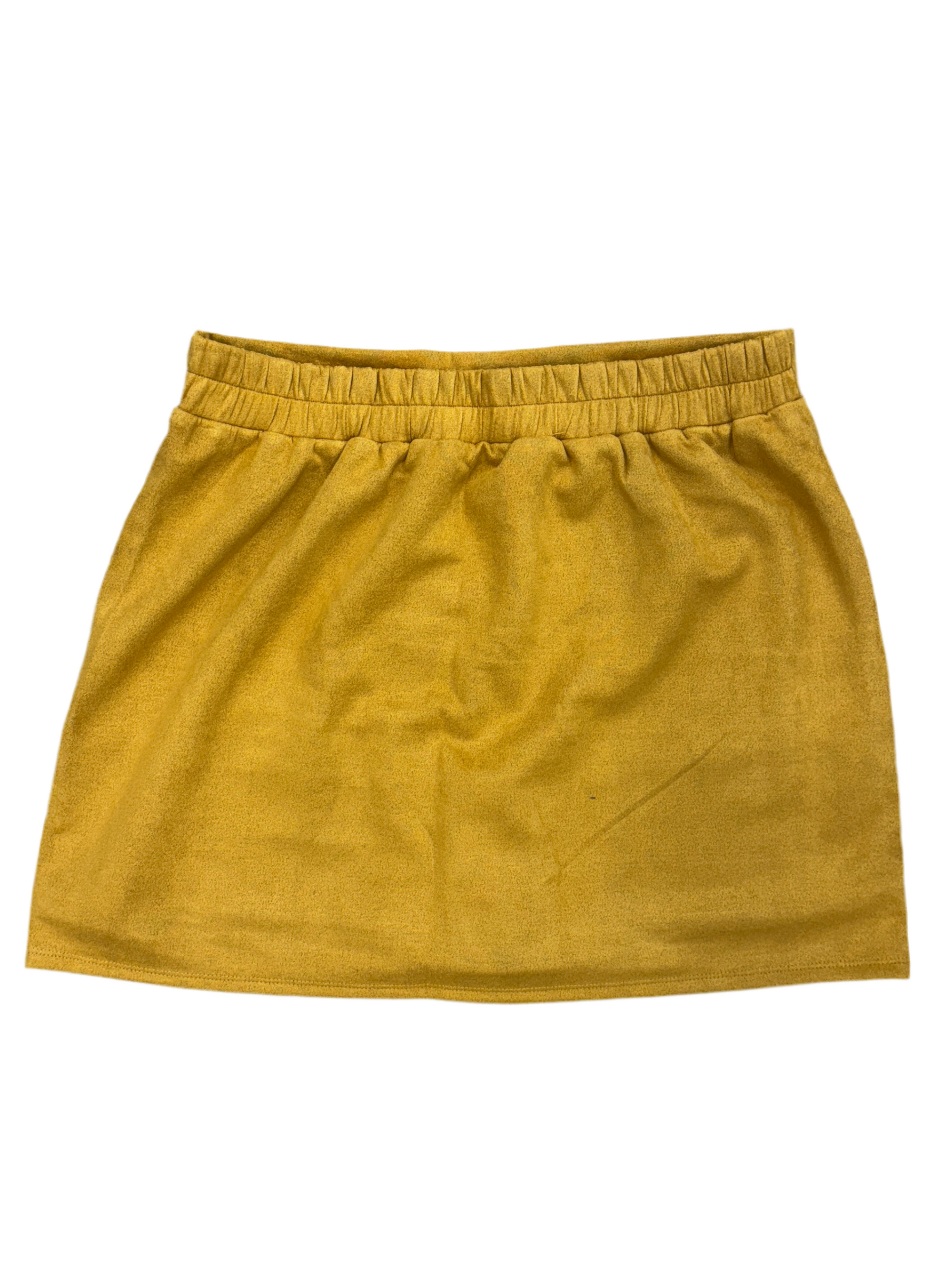 Suede Skort
