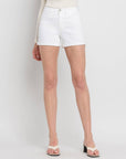 HIGH RISE DENIM SHORTS