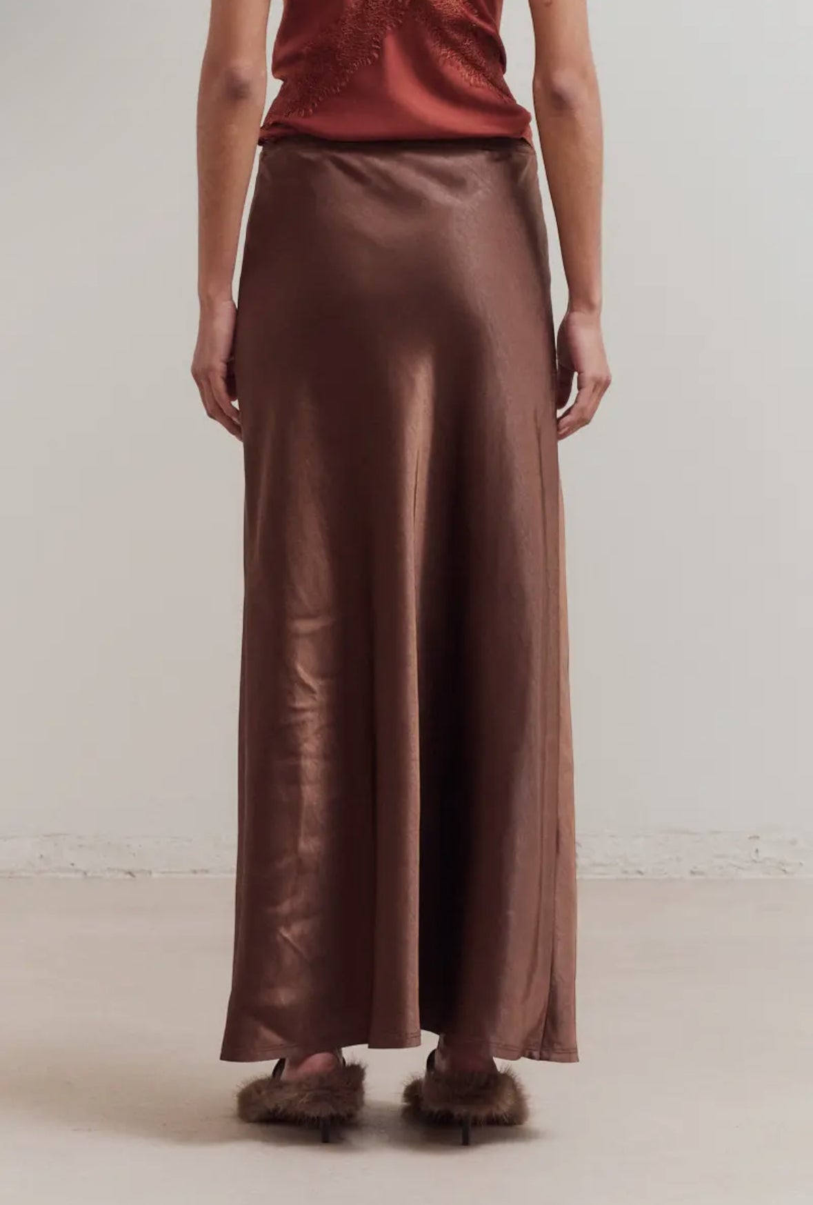 Chocolate Maxi Skirt