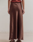 Chocolate Maxi Skirt