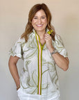 Leaf Flutter Blouse