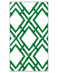 Green Bamboo Trellis Paper Guest Towels