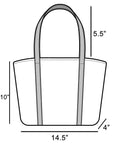 Straw Tote Ring Handle Bag