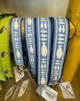 Blue & White Batik Fish Dog Collar