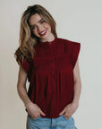 Becca Blouse Garnet