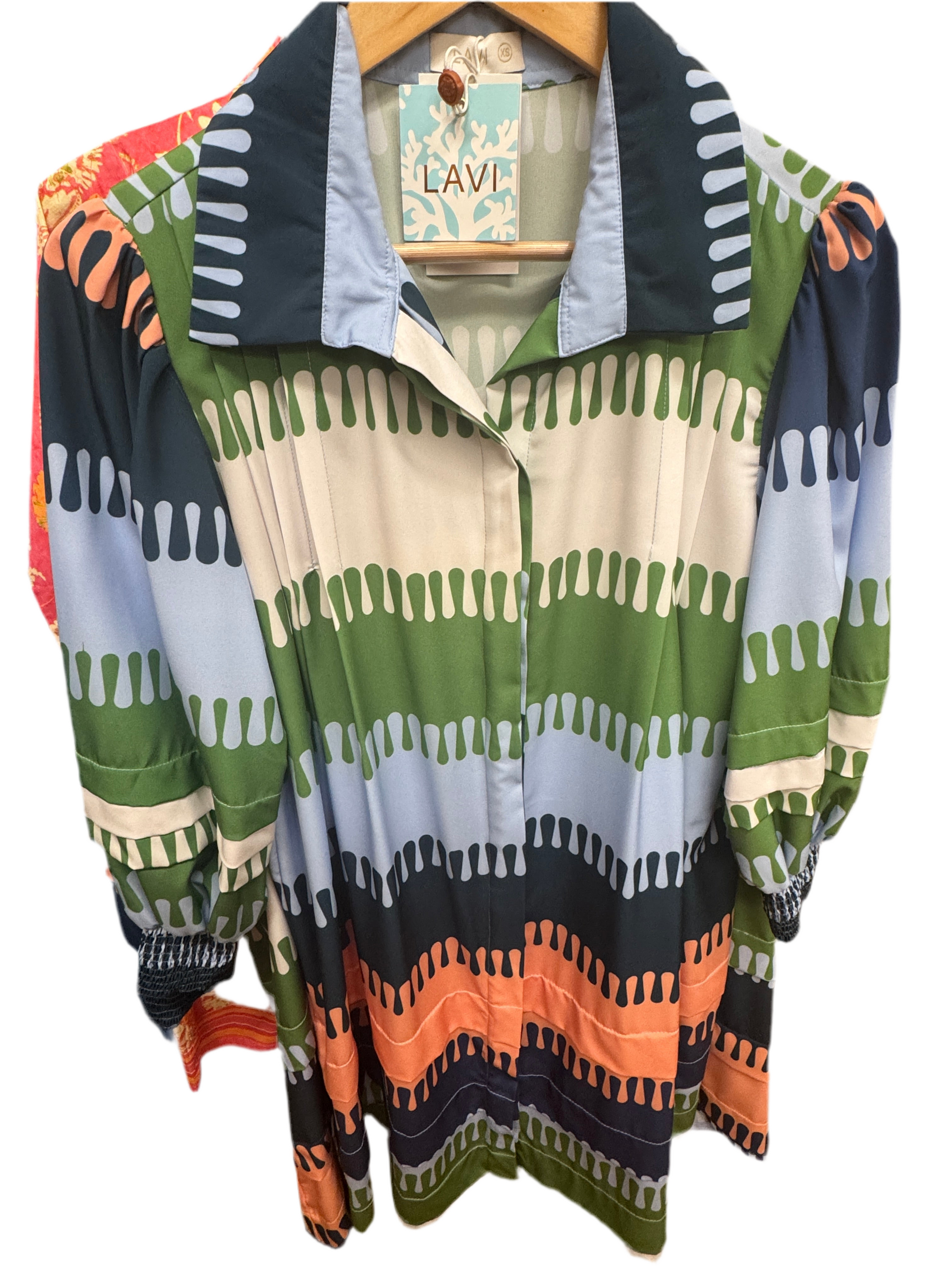 Blue Blurred Lines Dress