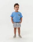 Youth Athletic Short White Camo