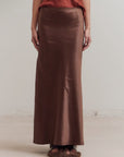 Chocolate Maxi Skirt