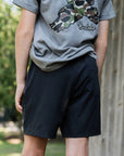 Youth Athletic Short Heather Black