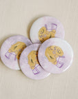 LSU Helmet Game Day Button