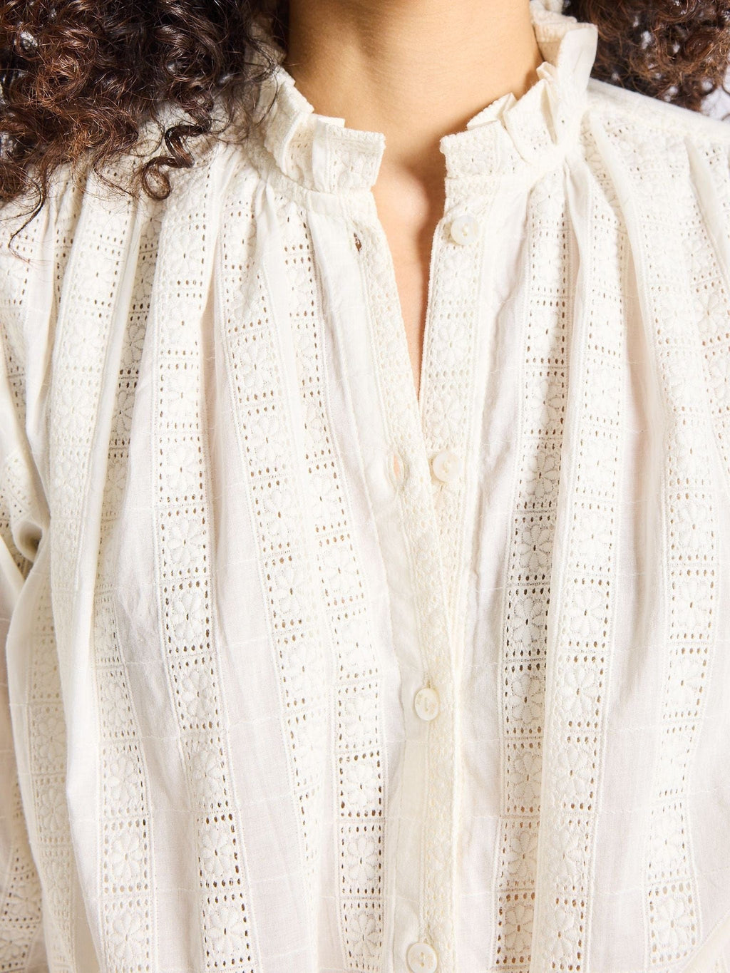 Francesca Ivory Eyelet