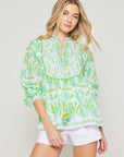 Tulip Peasant Blouse