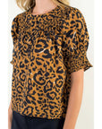 Leopard Print Blouse