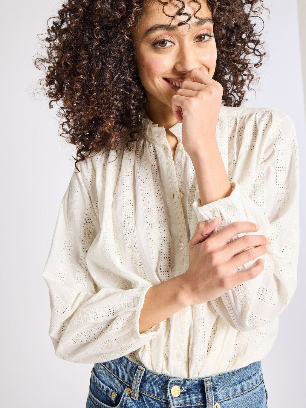 Francesca Ivory Eyelet