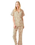 Leopard Print Pajama Set
