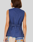 Denim Vest Top