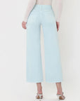 Lt. Blue Wide Leg Crop